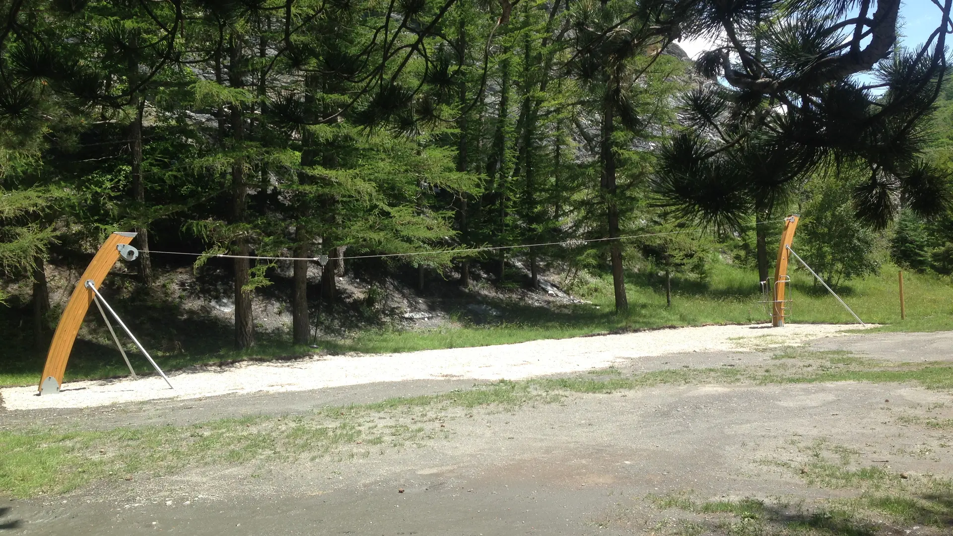 Tyrolienne - La Grave