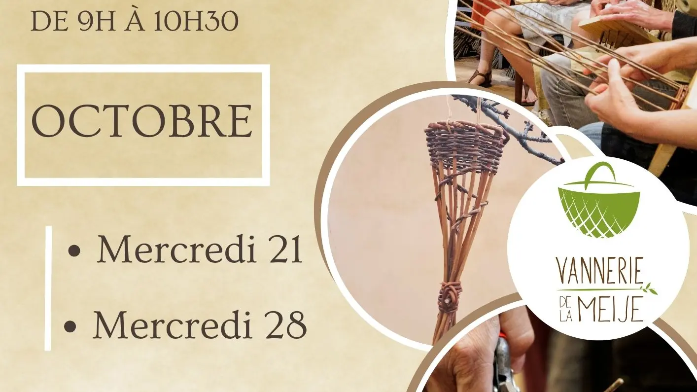 affiche ateliers vannerie toussaint
