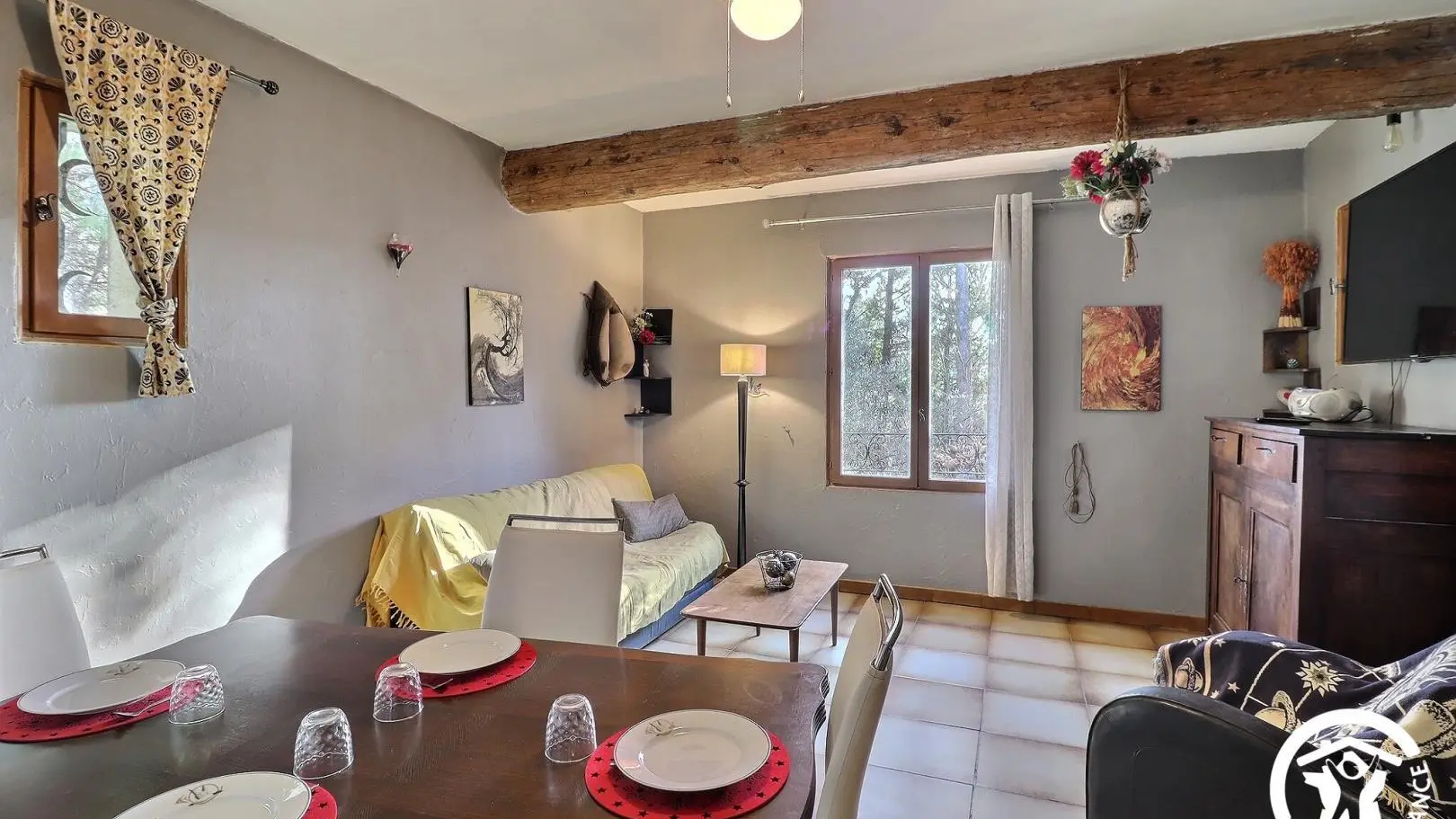 salle a manger avec salon