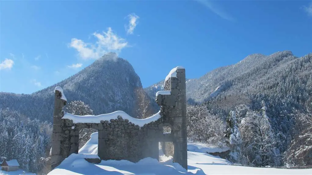 visite des ruines du château