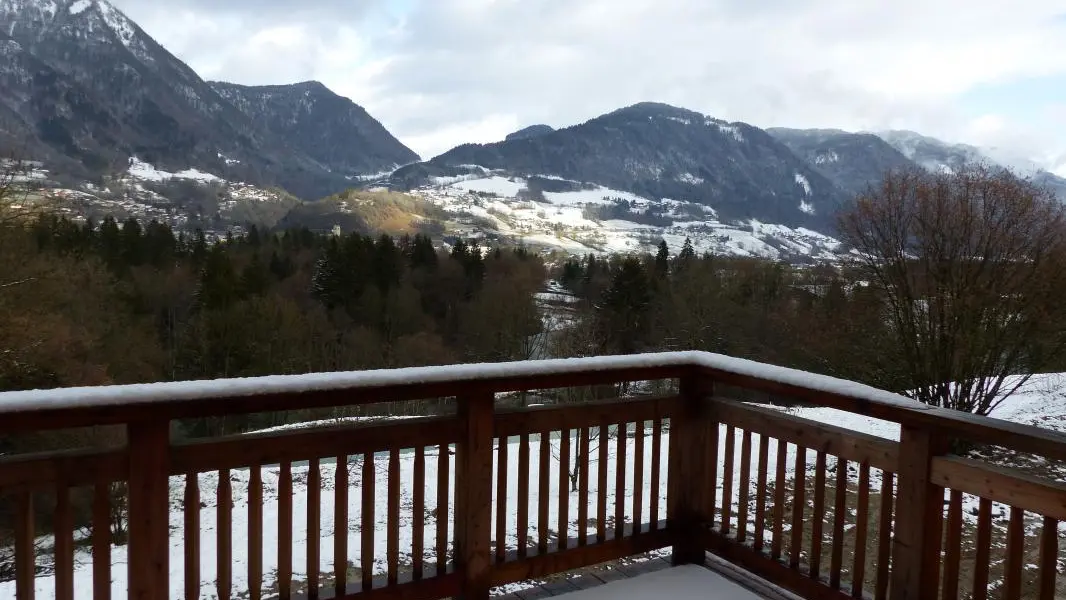 la vue de la terrasse