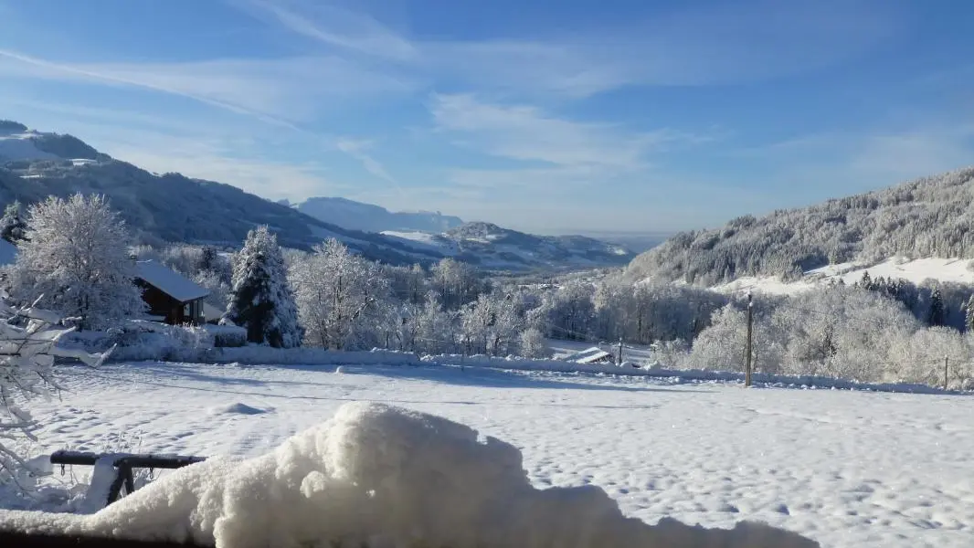 Vue depuis le chalet