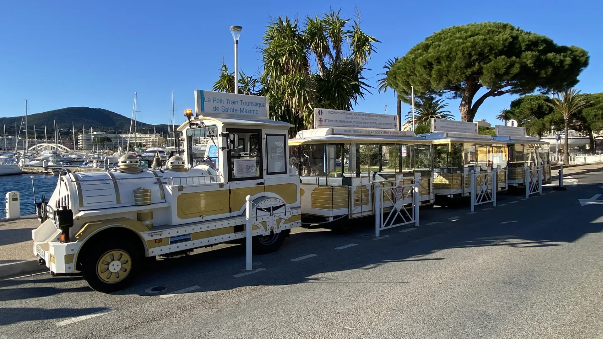 Sainte-Maxime en petit train touristique