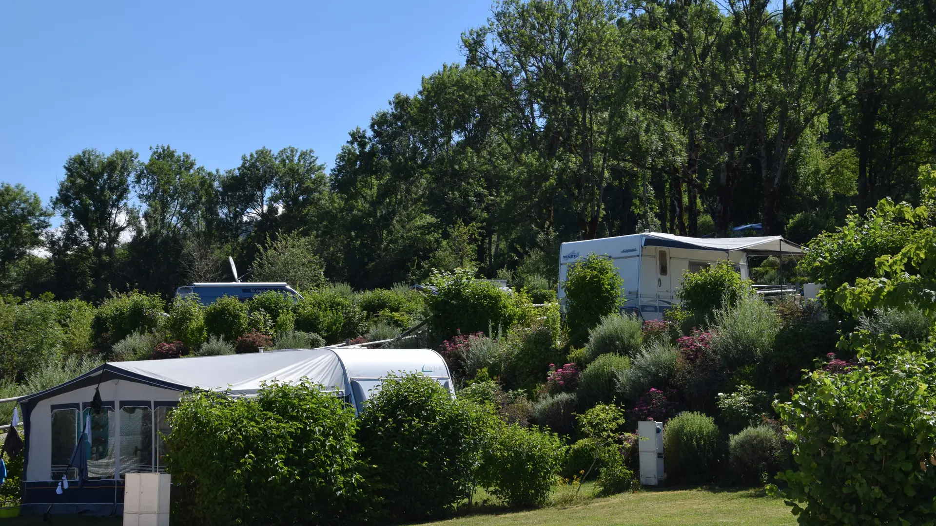 Camping au grand air caravane