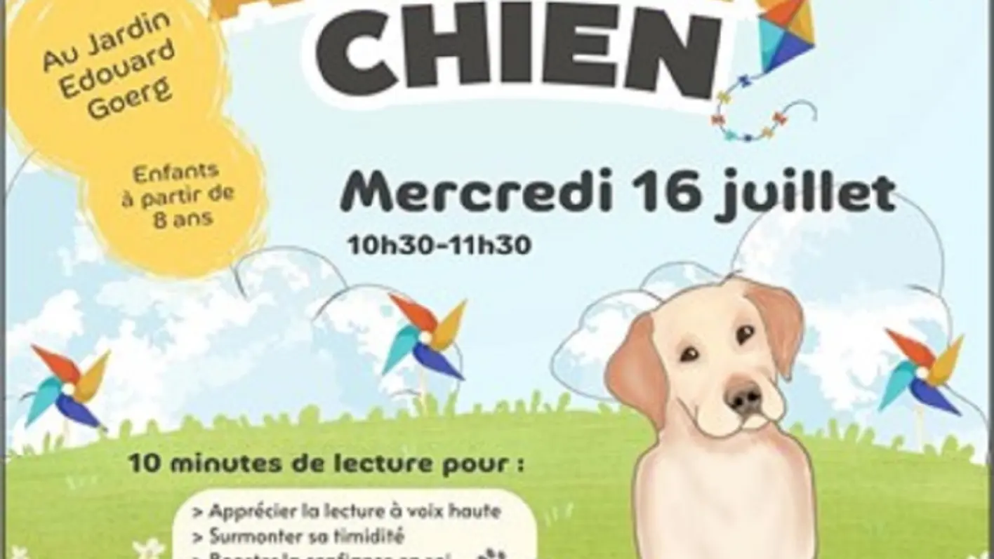 Lecture avec un chien