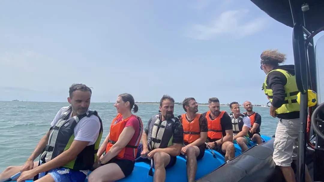 Bouée tractée en team bulding