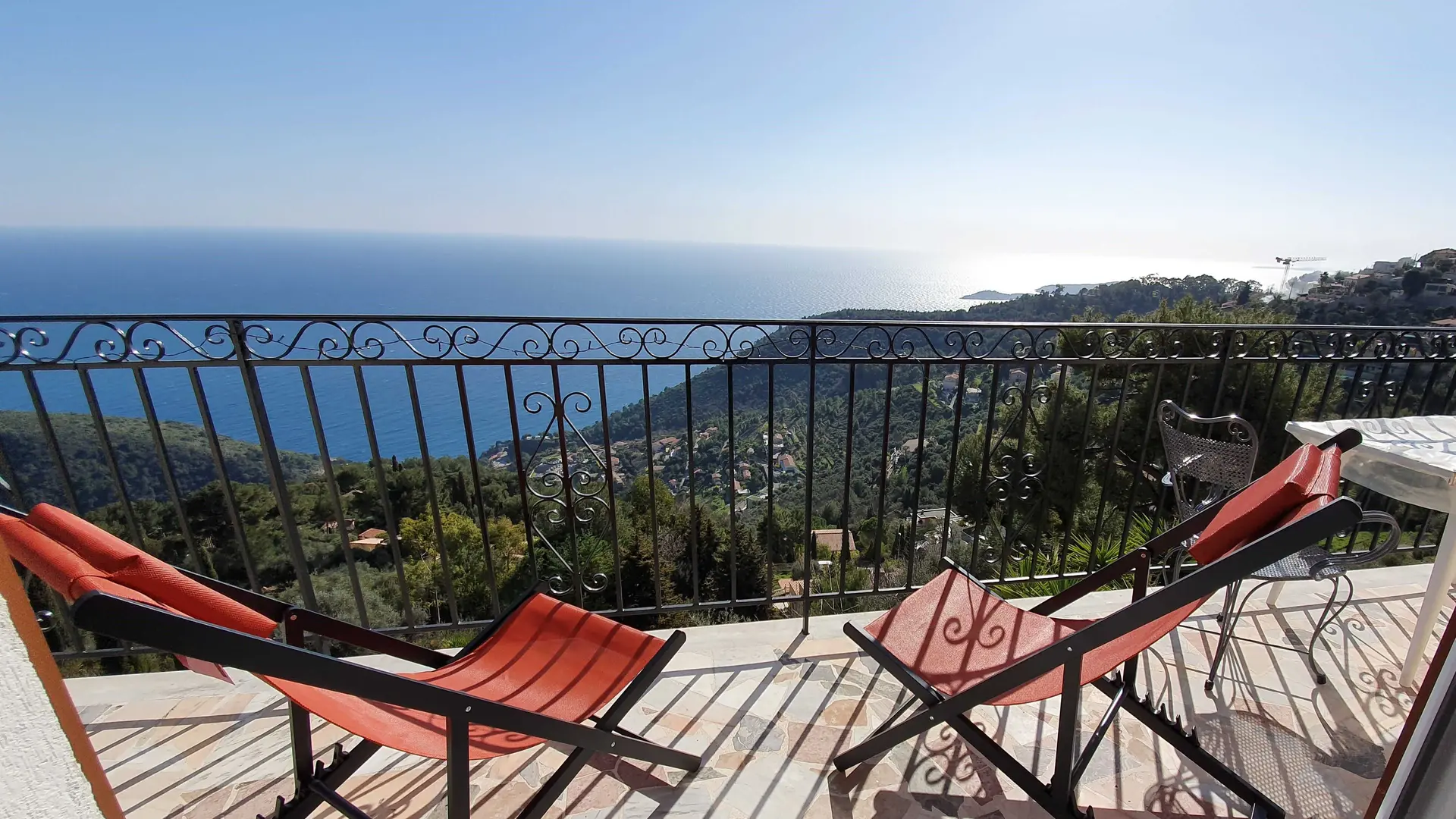 Gîte Villa Bel Horizon-Détente vue mer et jardin-Eze-Gîtes de France des Alpes-Maritimes