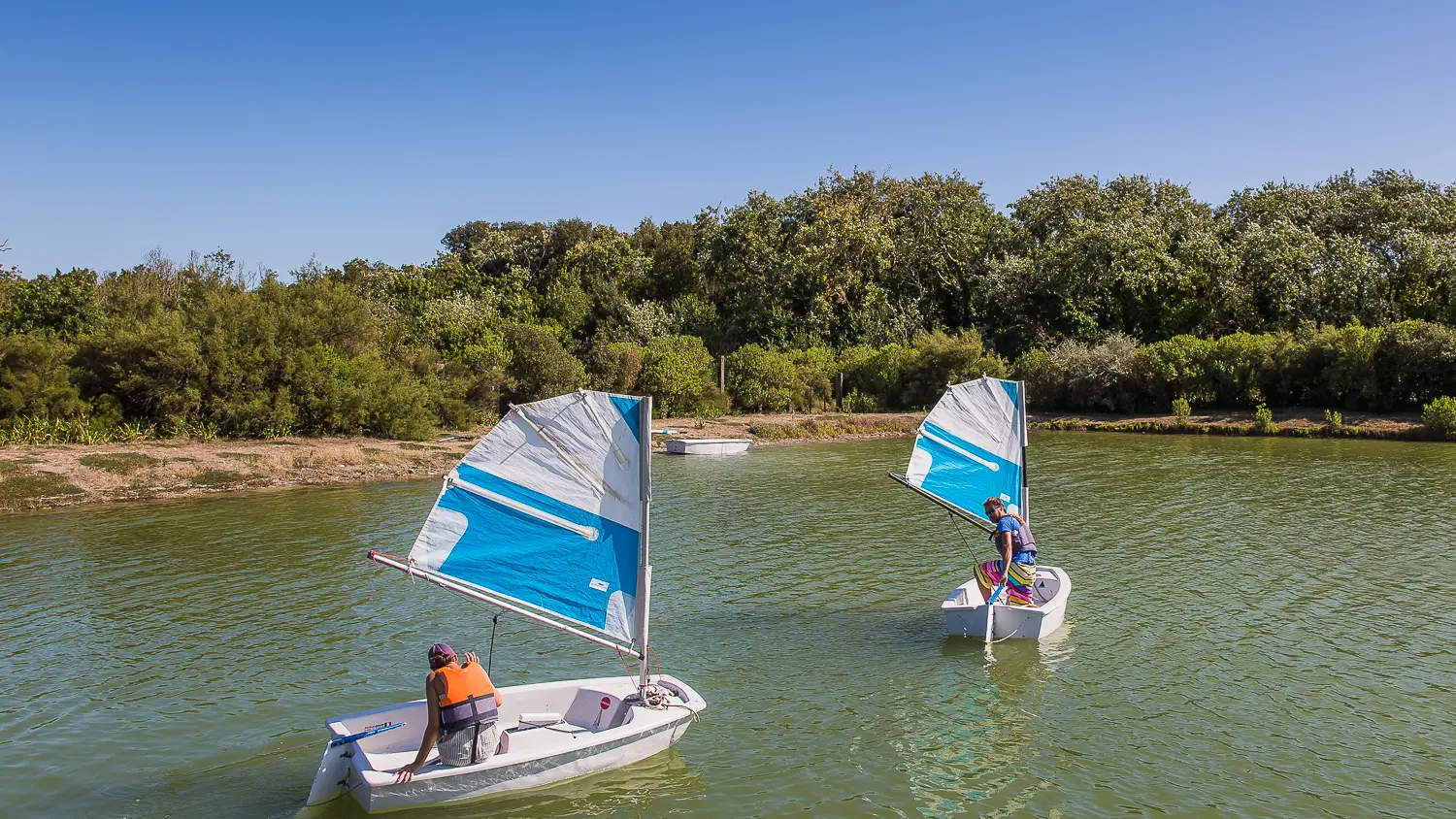 Voile dans les marais