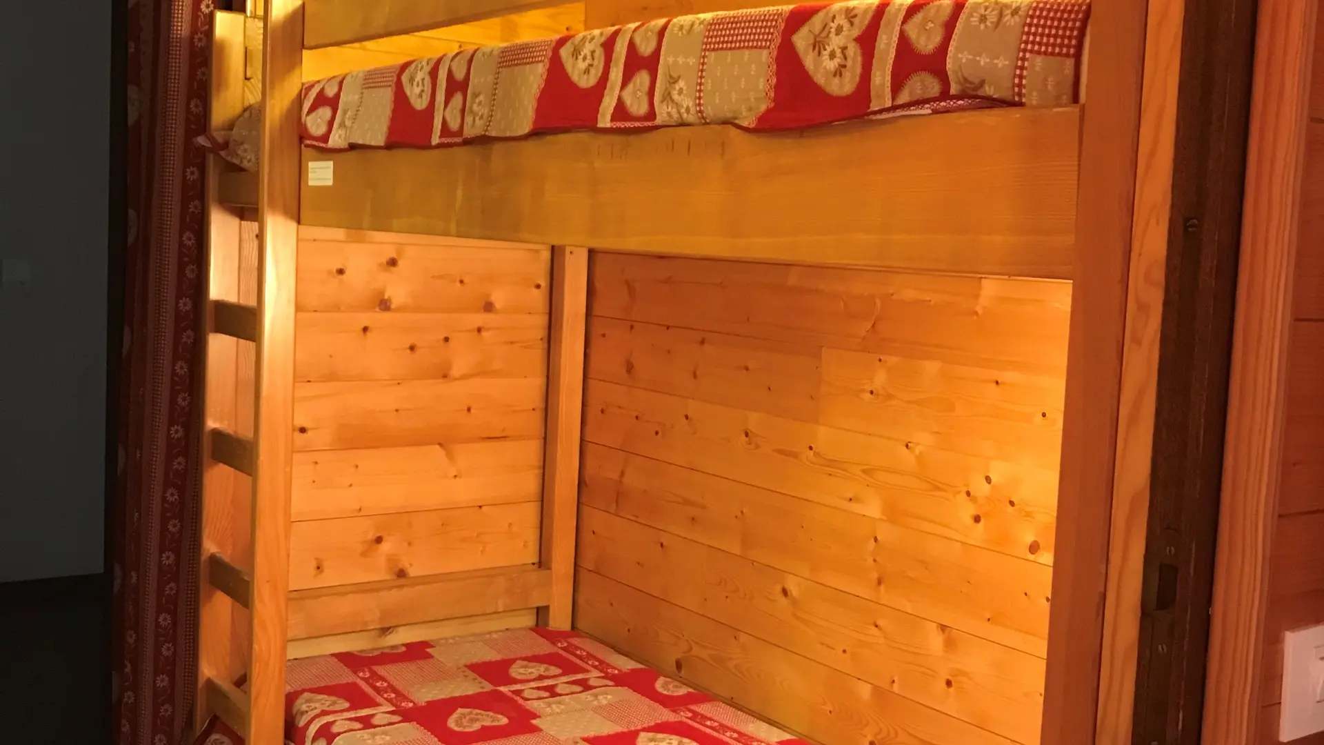 Bunk beds at entrance