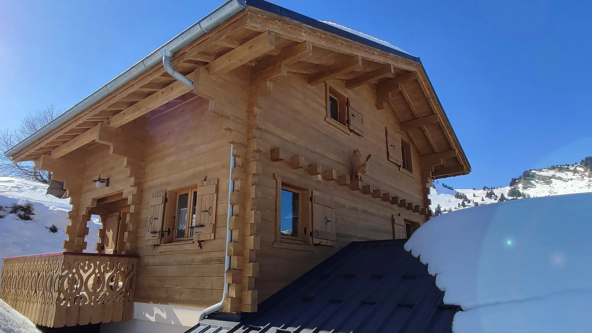 Chalet en hiver