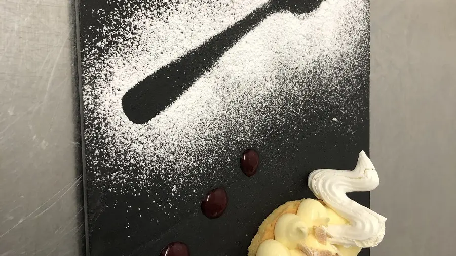 Présentation de dessert