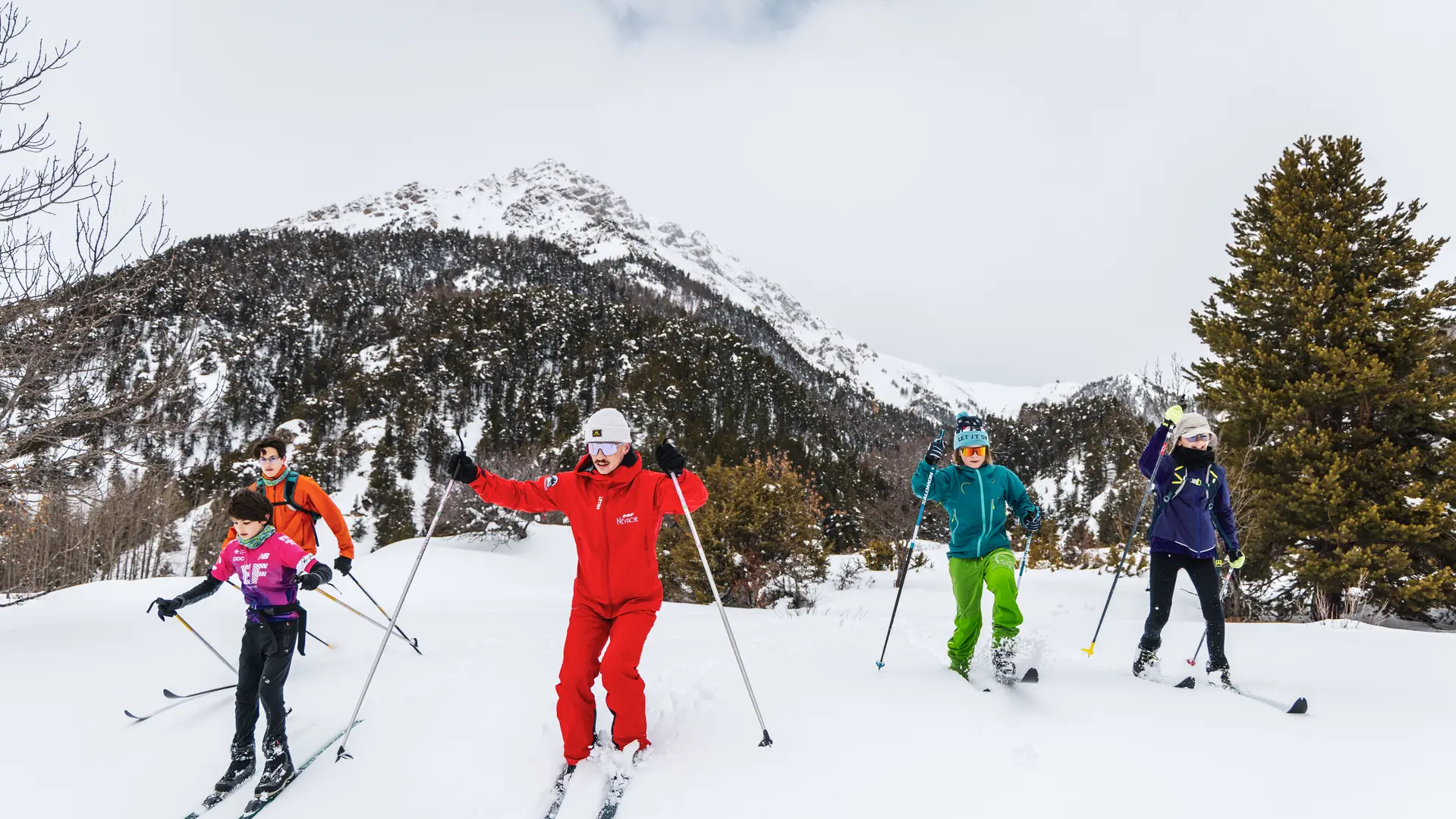 L'ESF Névache propose des cours de ski nordique
