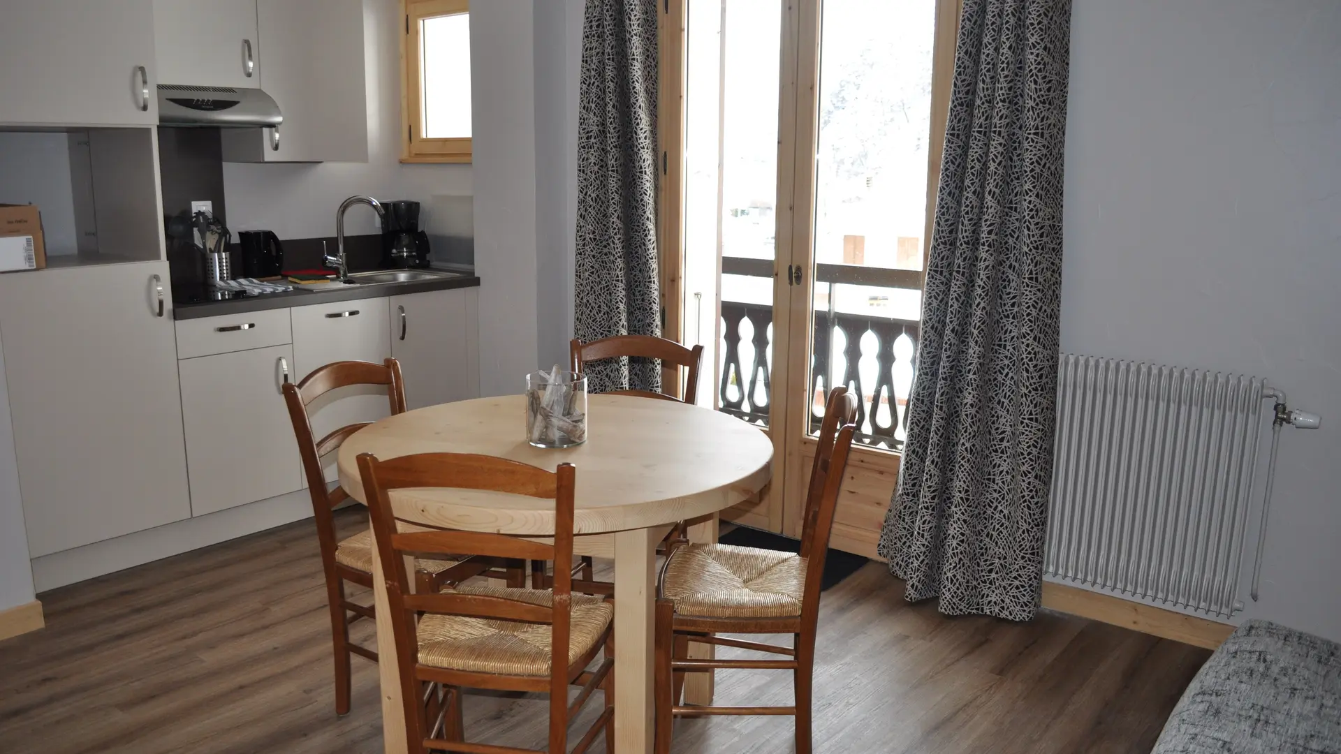 Appart'hôtel à l'hôtel de l'Hermitage - Cuisine