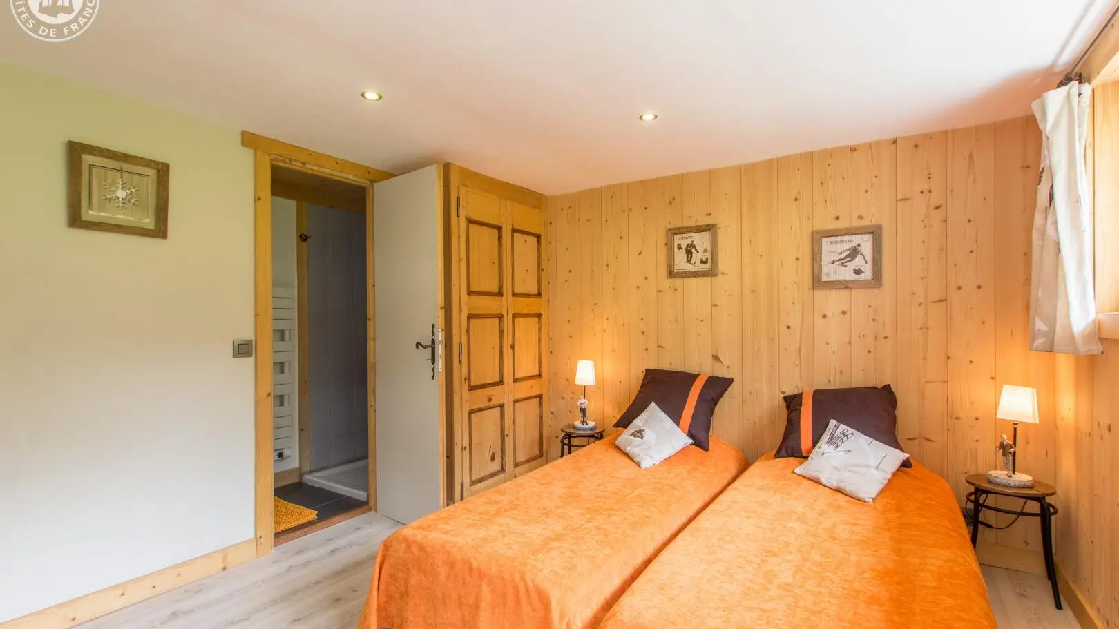 Chambre lits jumeaux 80/200.