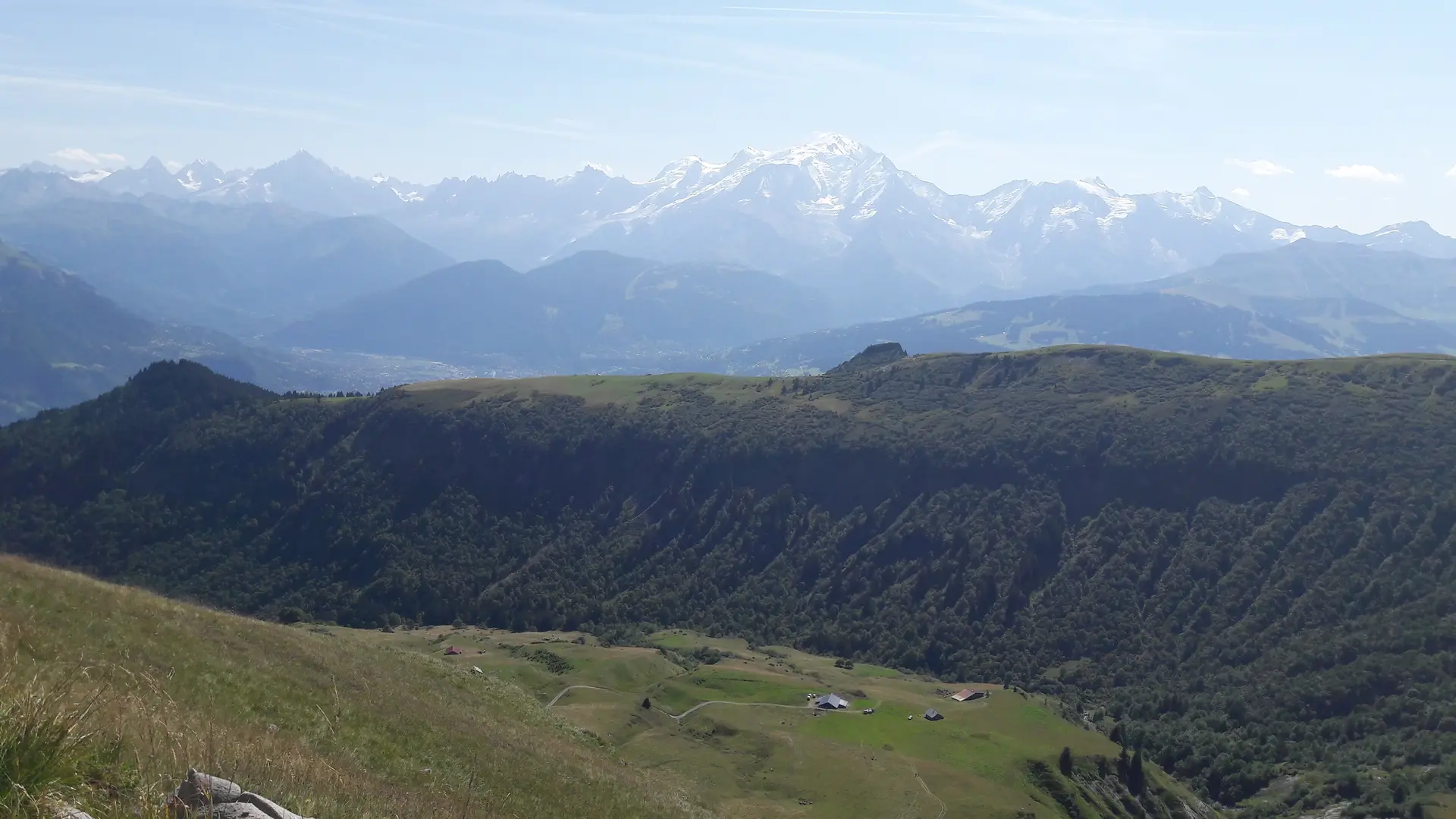 Vallée de Coeur vue du Plateau des Bénés