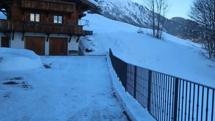 Grande propriété déneigée tous les jours