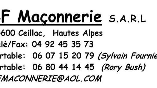 BF Maconnerie Ceillac