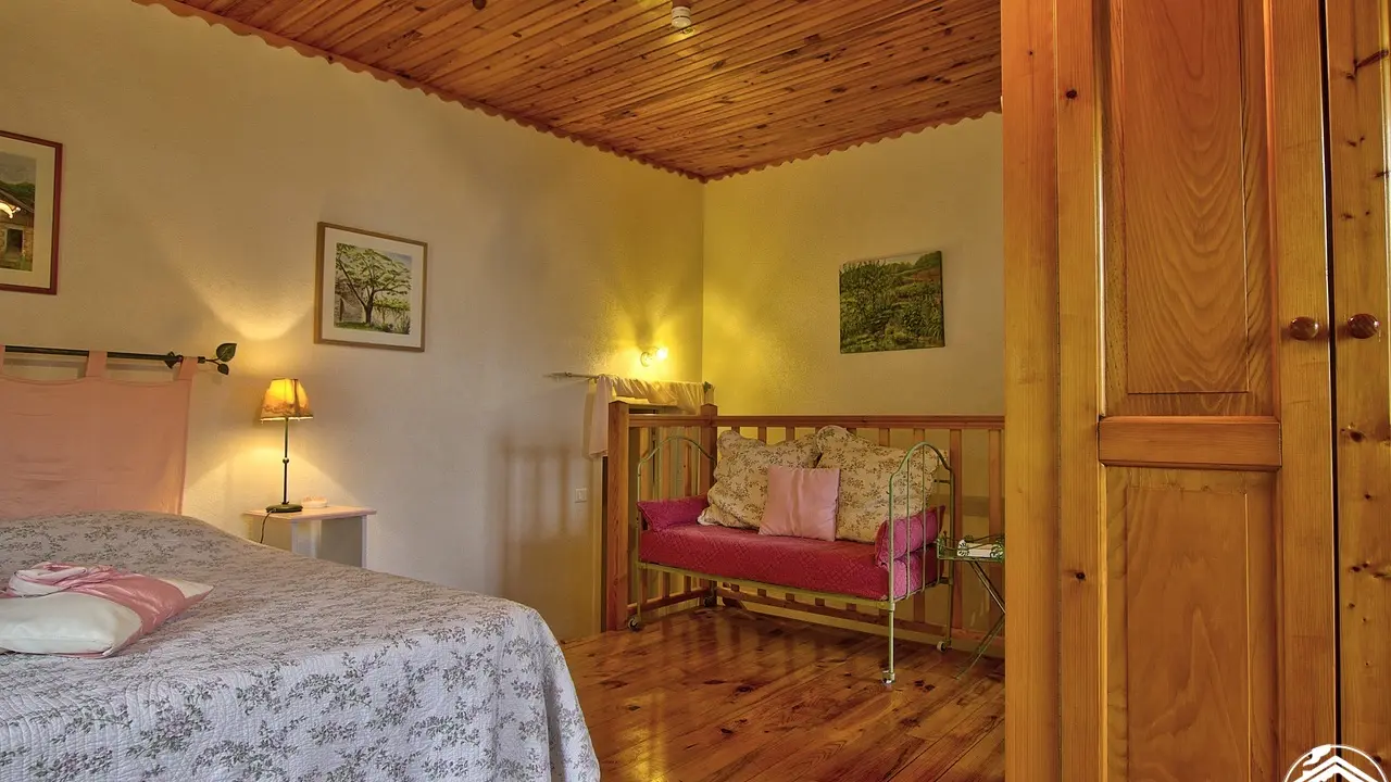 chambre la vie en rose , 2 couchages