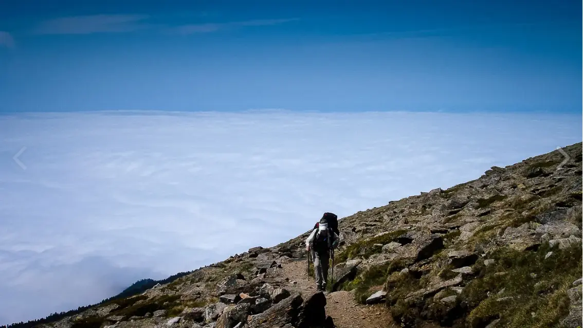 randonnée au dessus des nuages