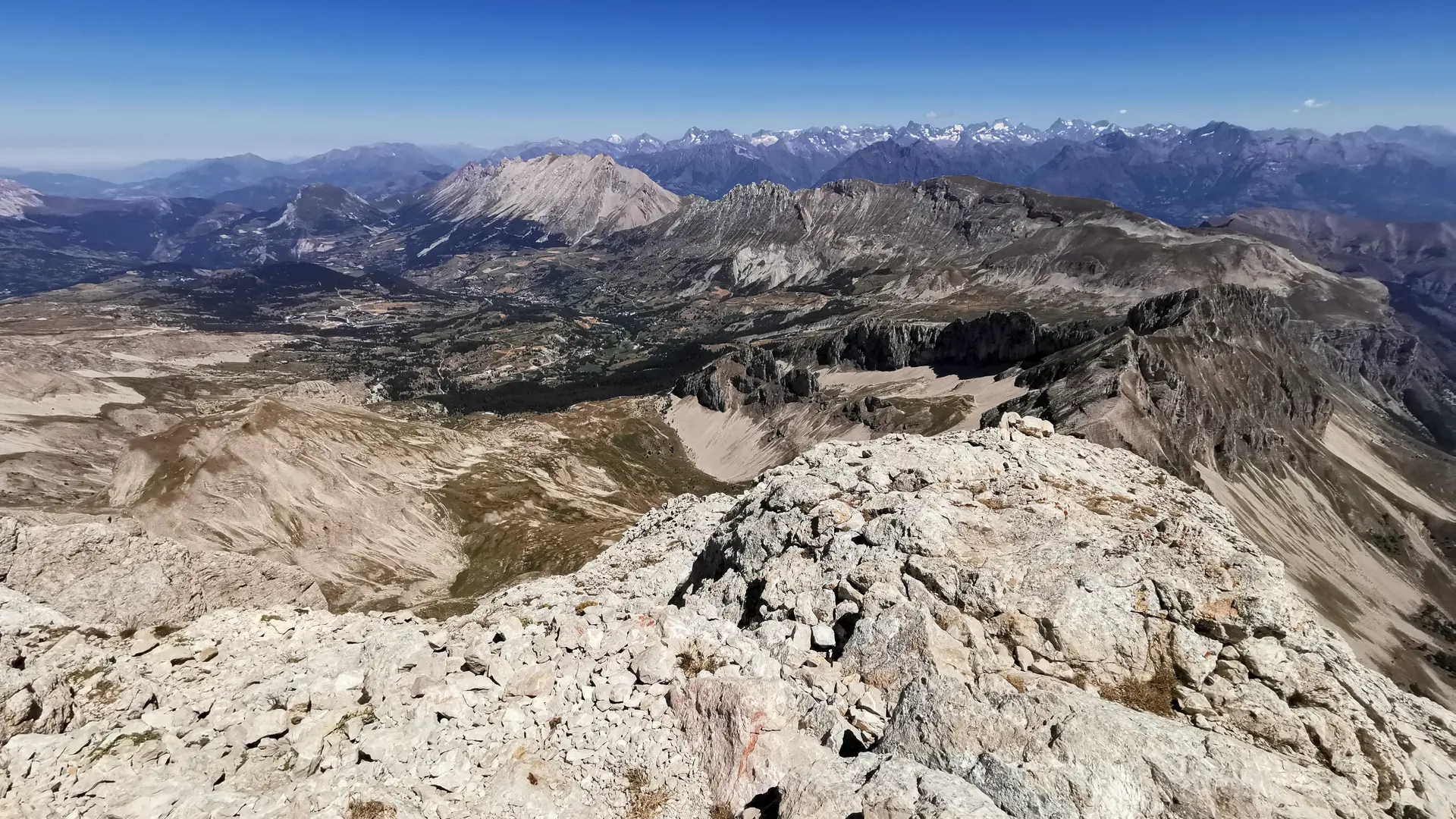 Pic de Bure depuis les Sauvas
