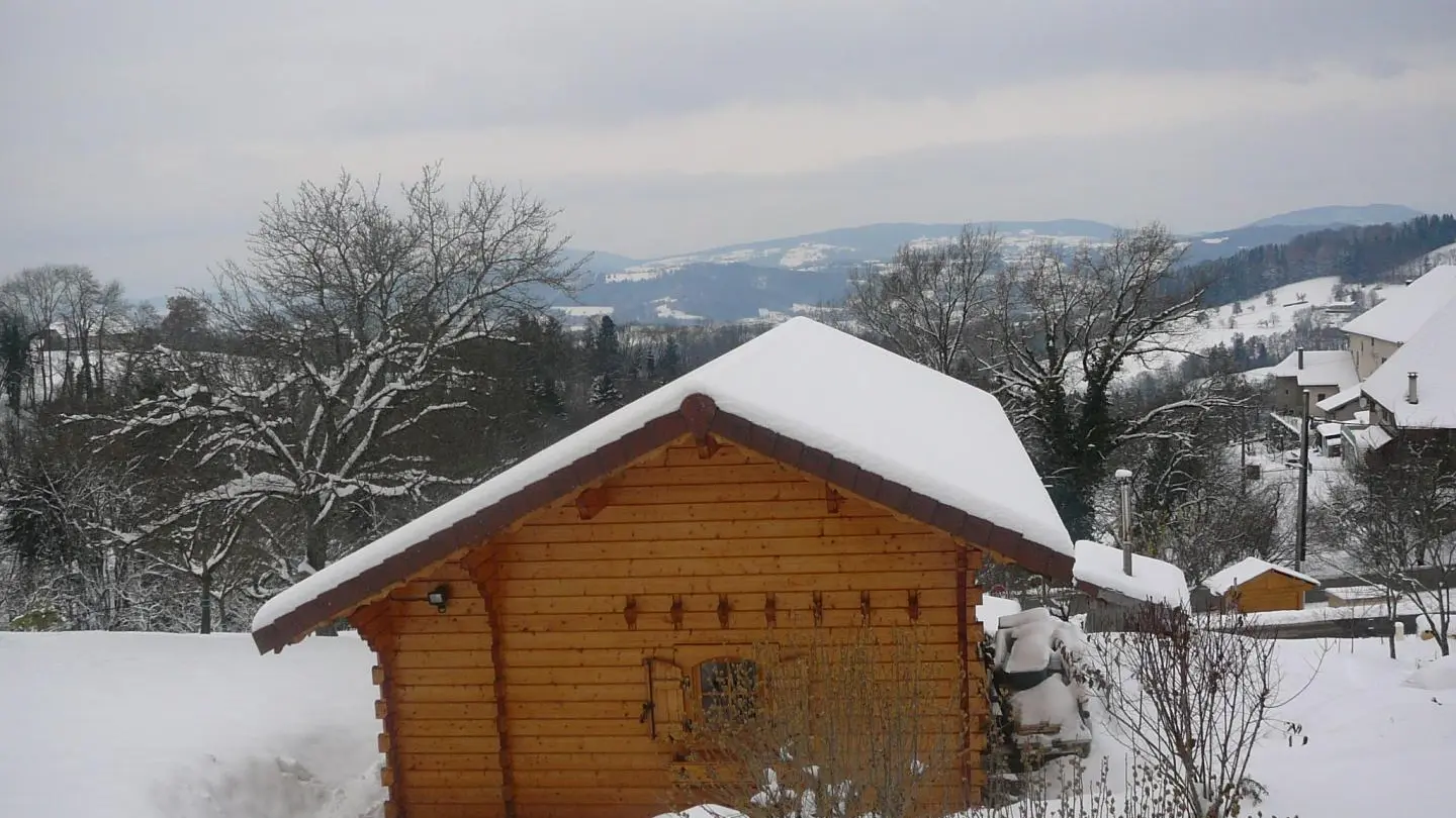 Vue du salon sur mazot