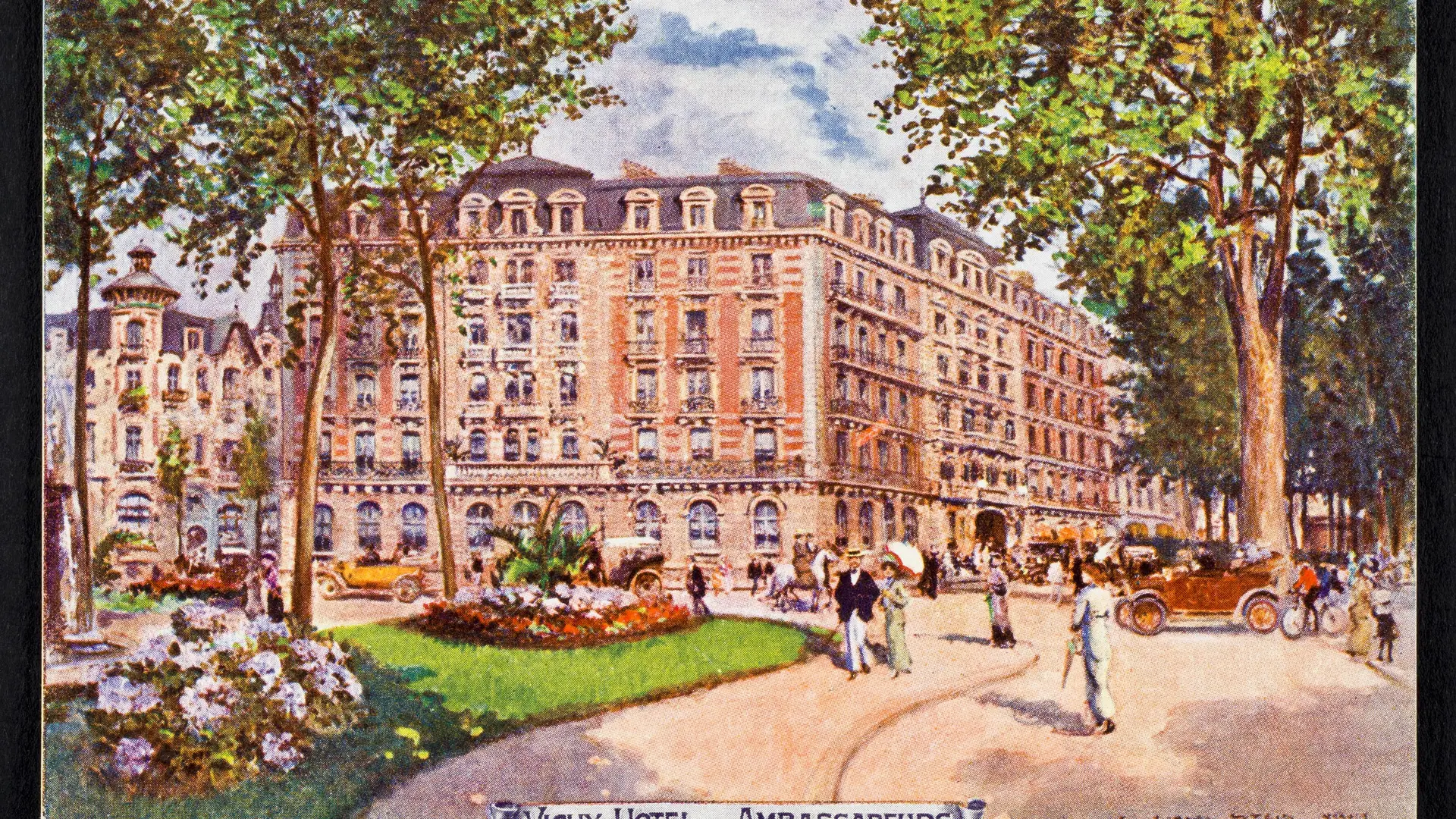 Carte postale, vers 1912