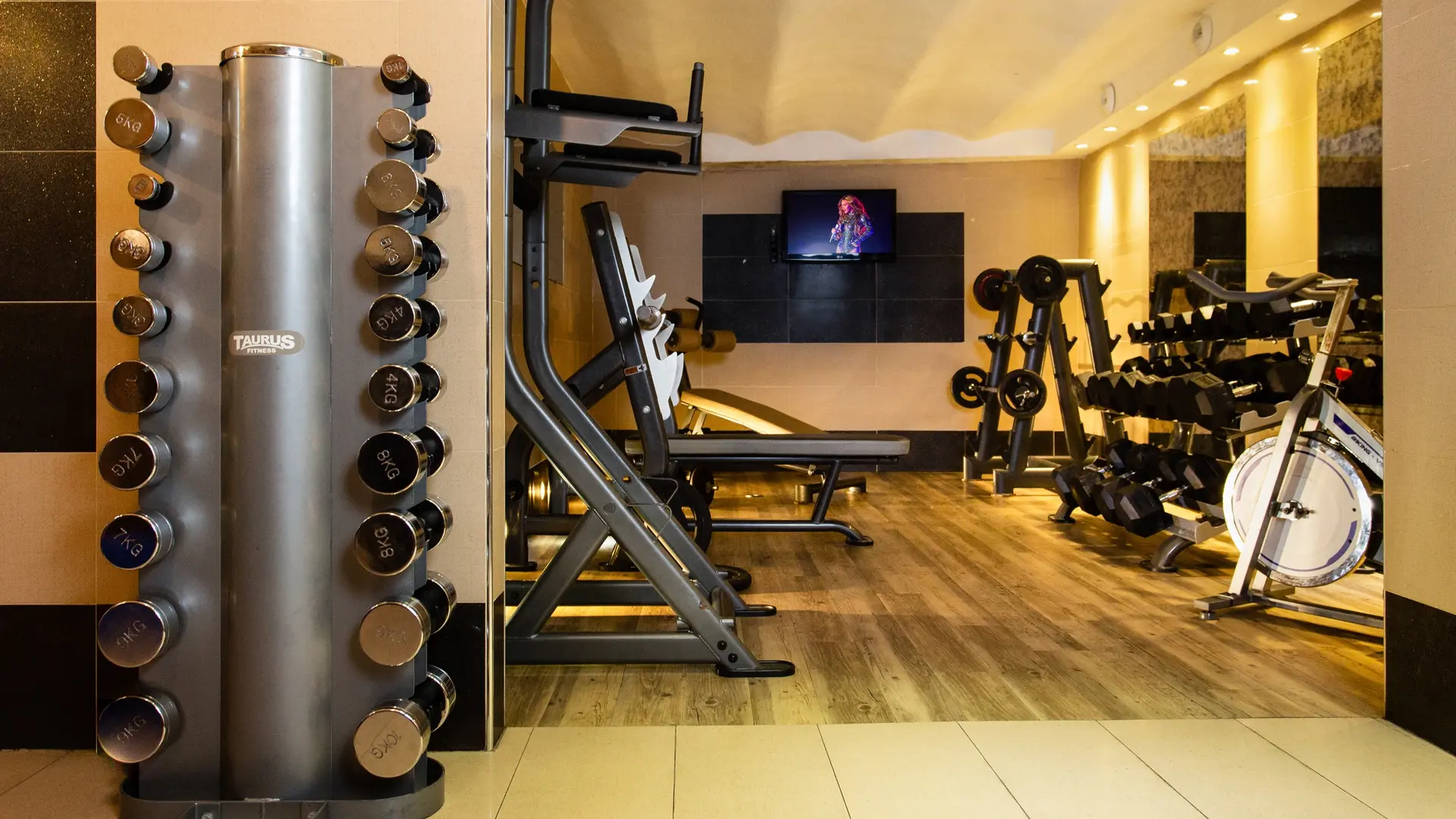 Fully equipped gym