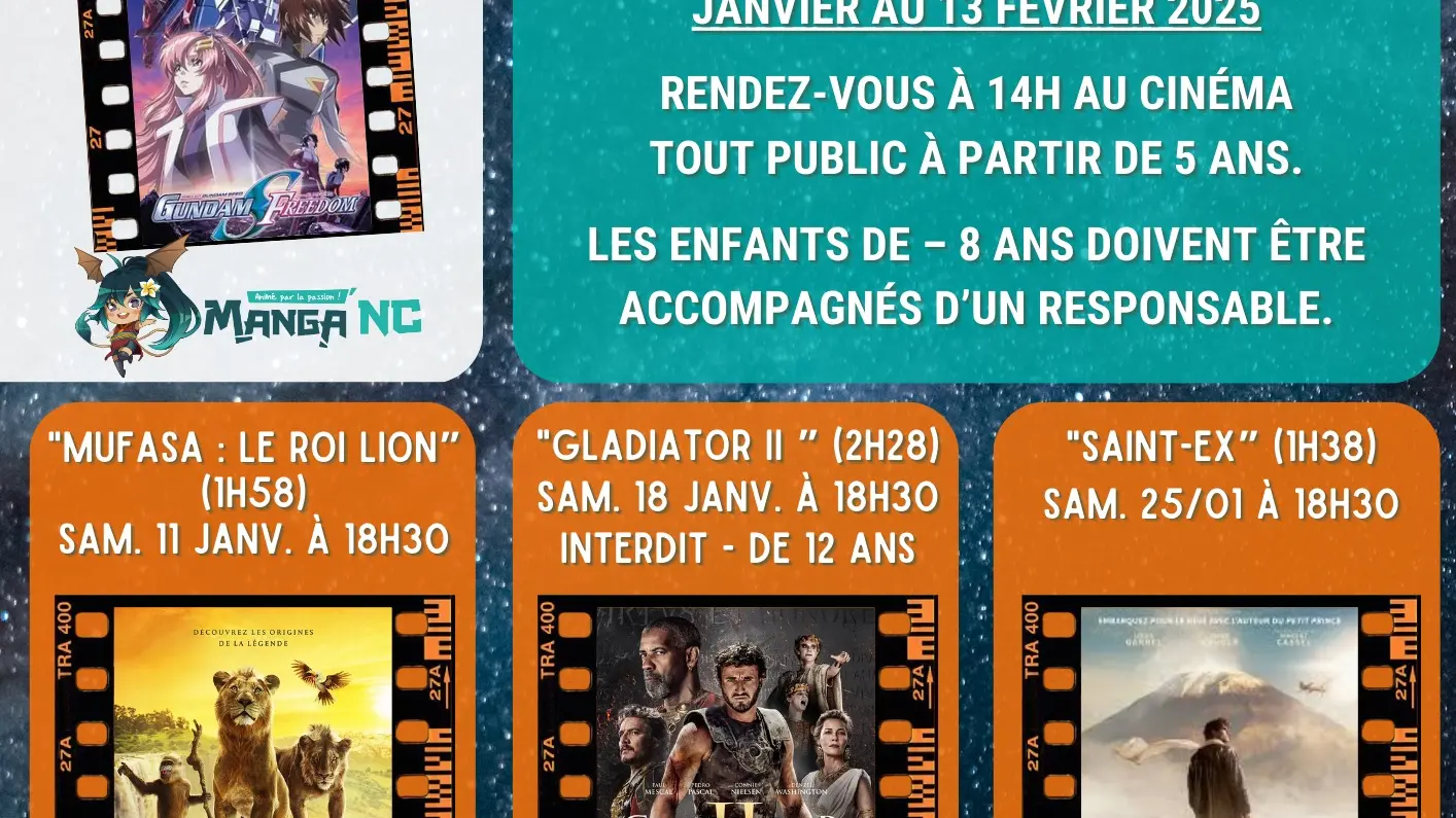 Programme de Janvier 2025