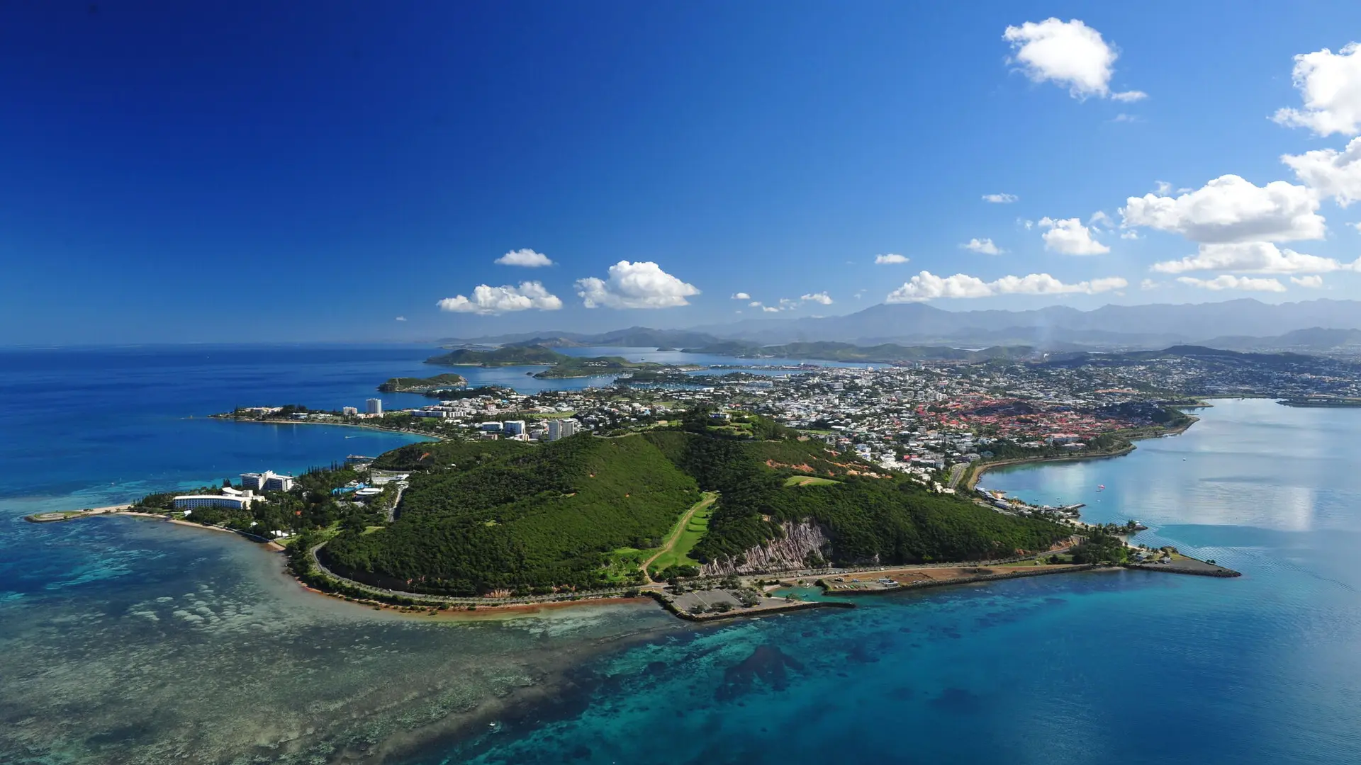 The Ouen Toro from the air