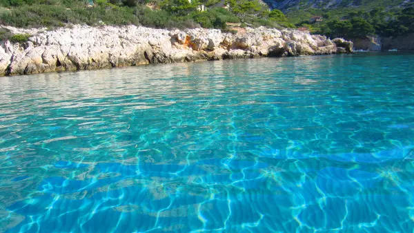 Private boat tour into the Calanques National Park