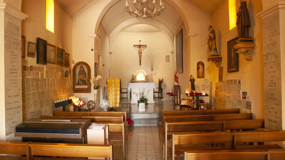 Interior of the Chapel of Our Lady of Pity