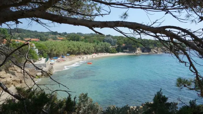 Une des Plage de Hyères les Palmiers