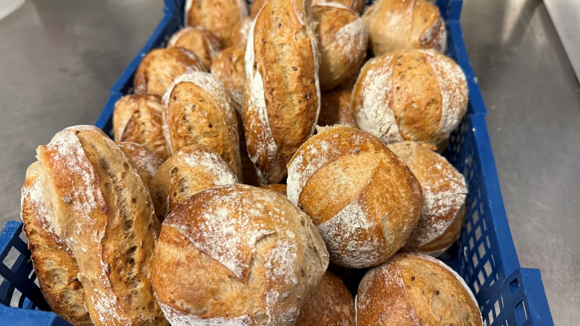 Panier avec pains
