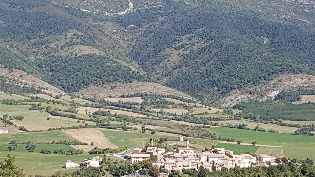 Vue sur le village de l'Epine
