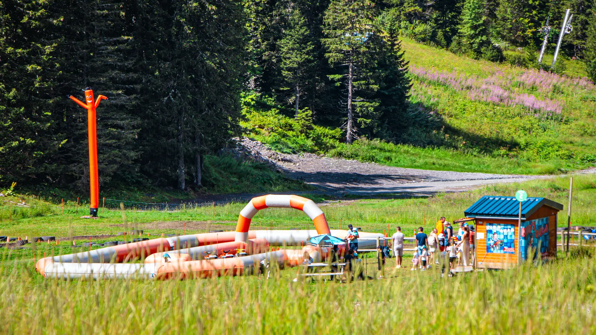 View of the circuit from Flaine Forum