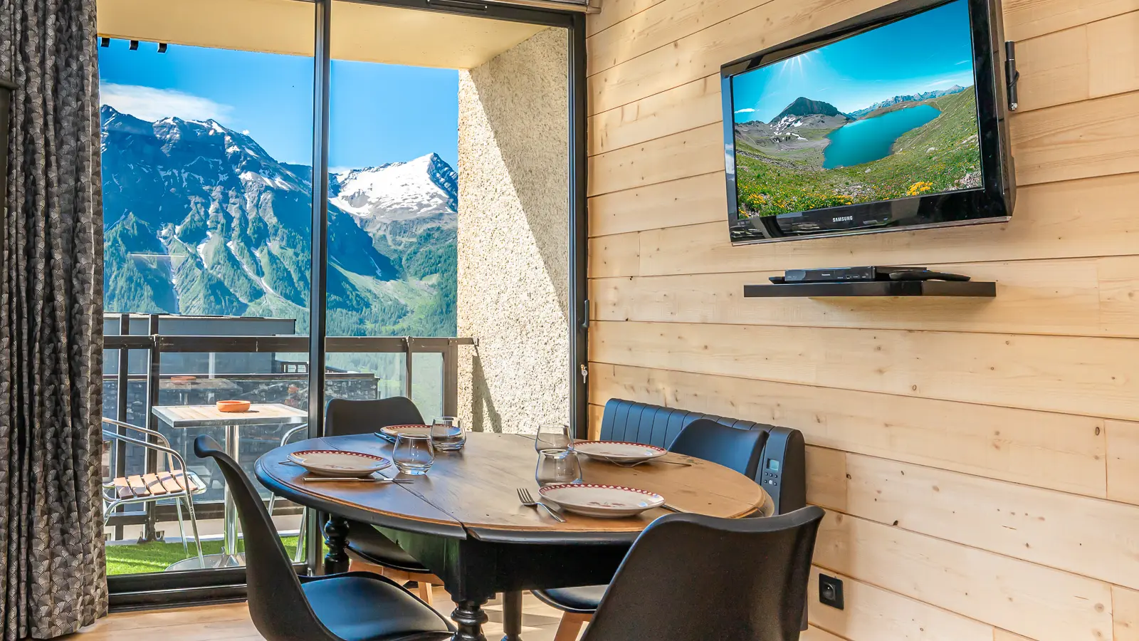 Salon vue montagne