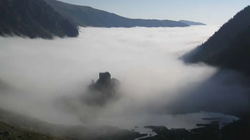 Randonnée Stura. Refuge Migliorero vu de haut