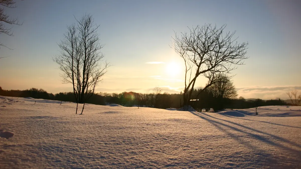 Gite d'Appolline paysage de neige