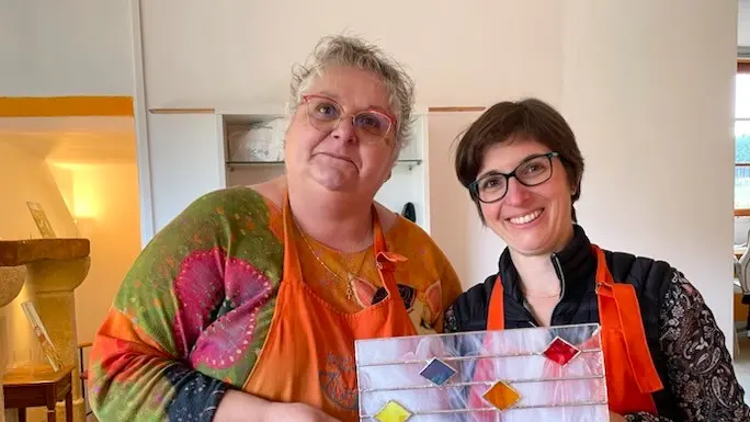 Vitrail réalisé atelier