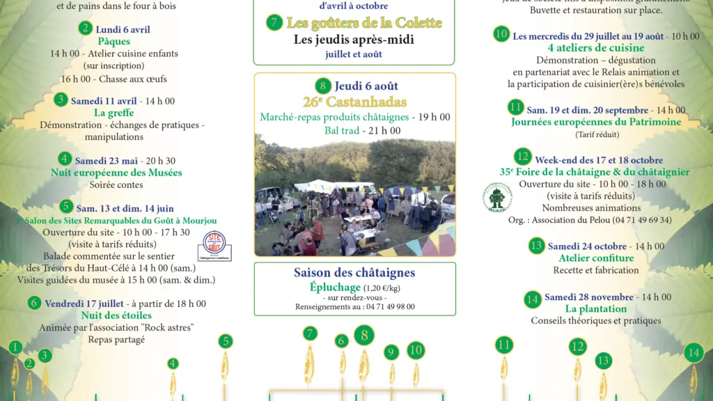 Programme d'animations 2026