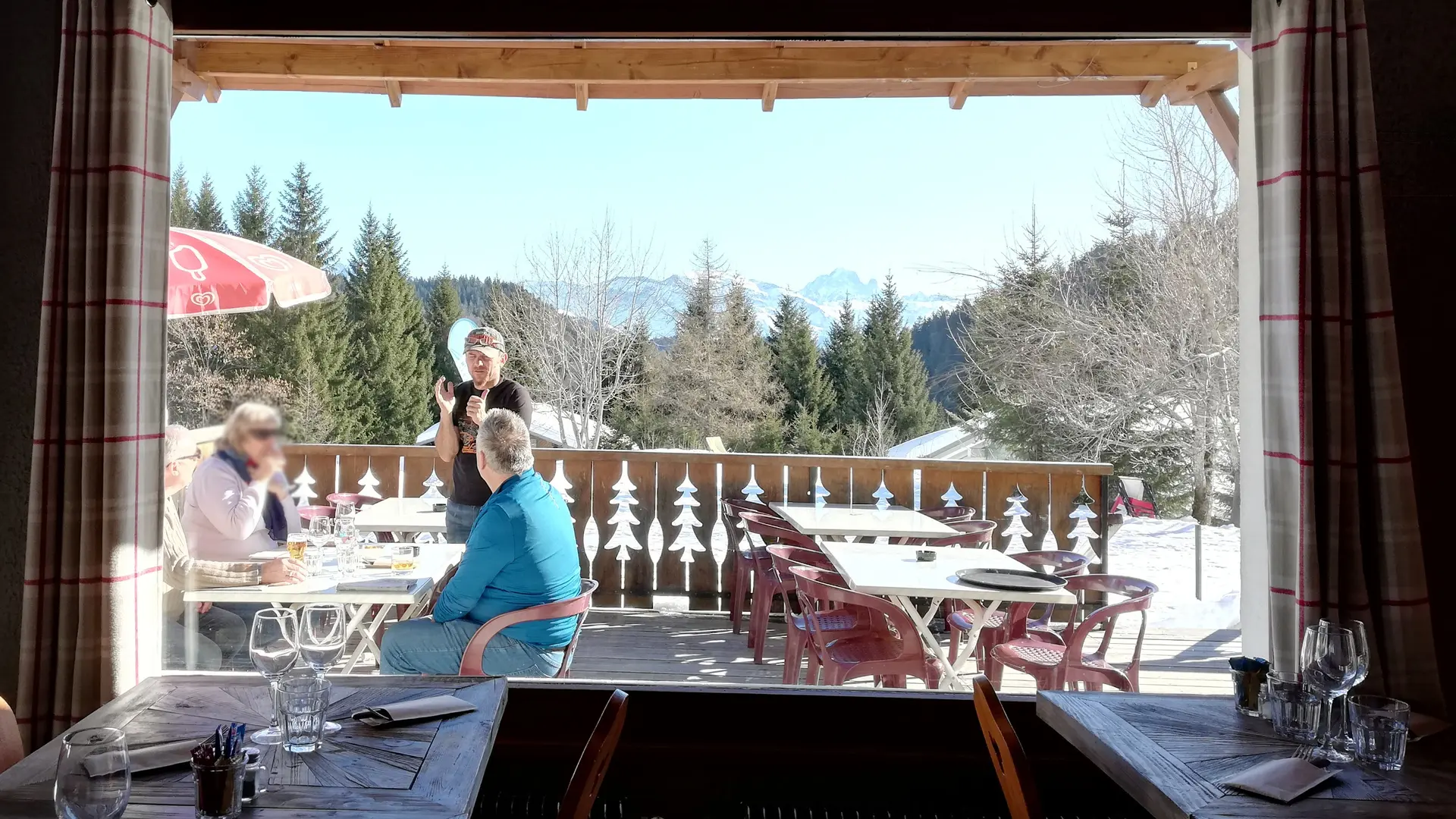 Vue du restaurant