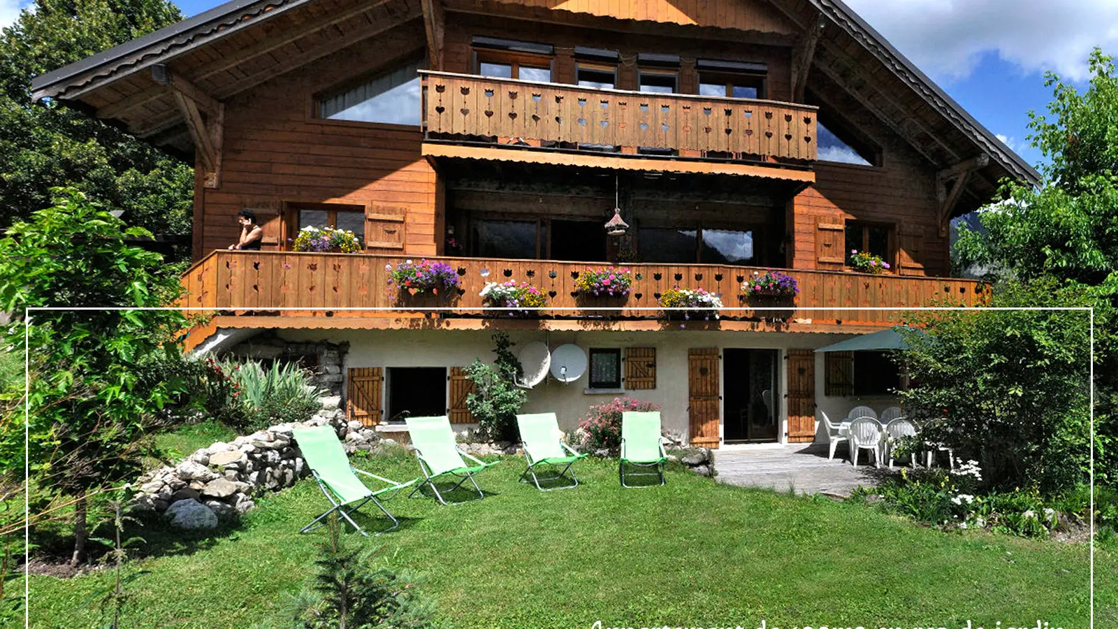 Chalet en été