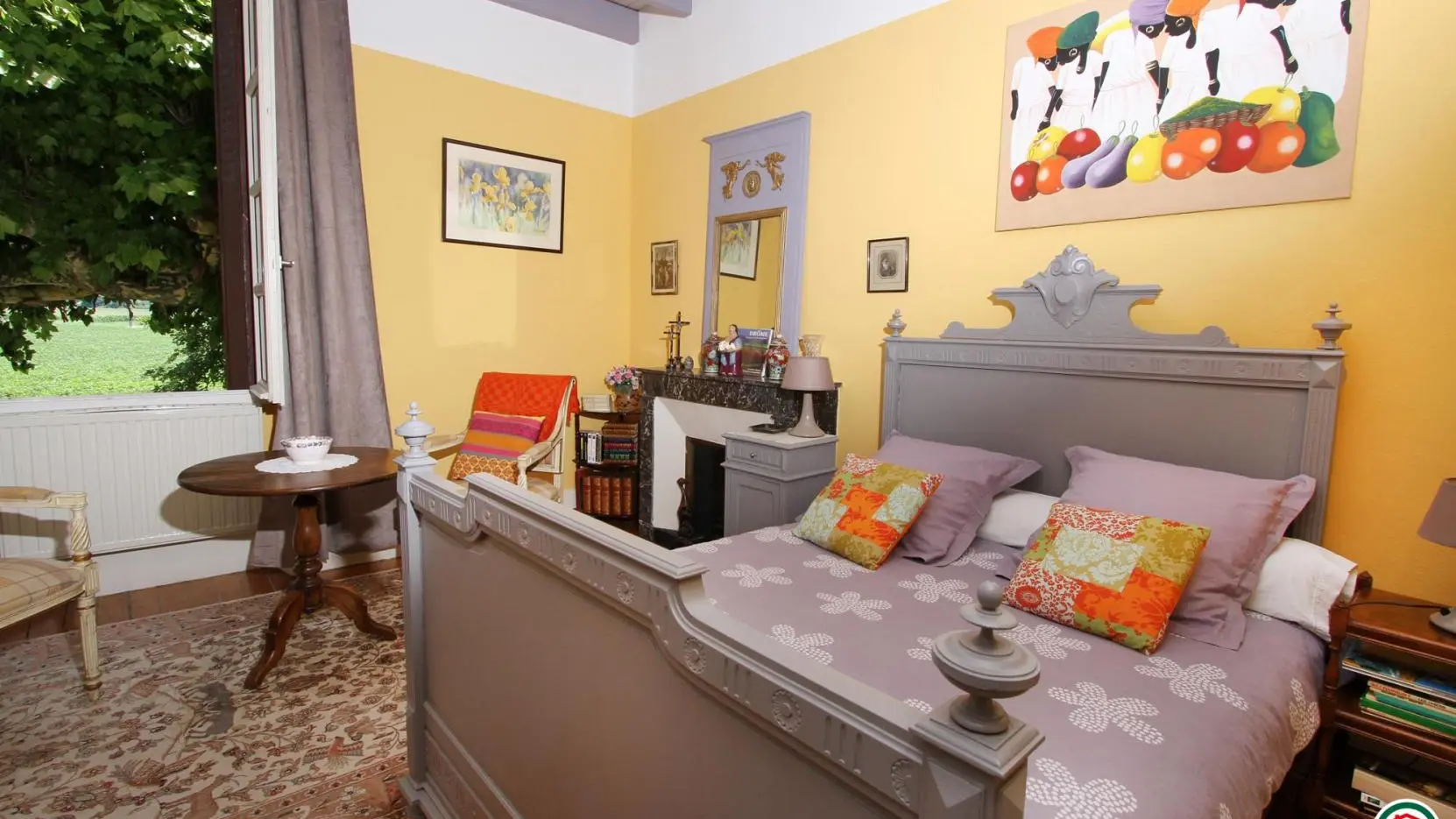 Chambre familiale PROVENCE : chambre de 19m² avec lit 140x190cm