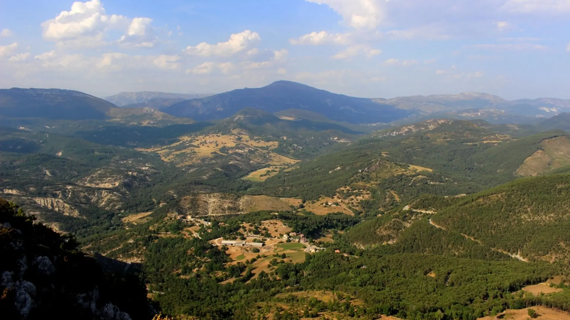 Depuis le sommet de la Clare