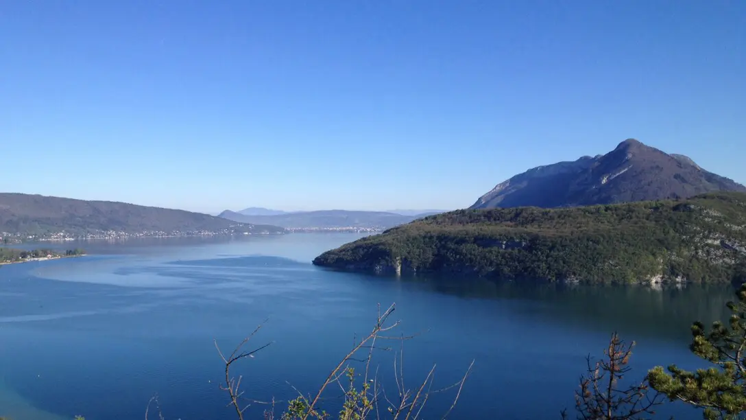 Panorama sur le lac