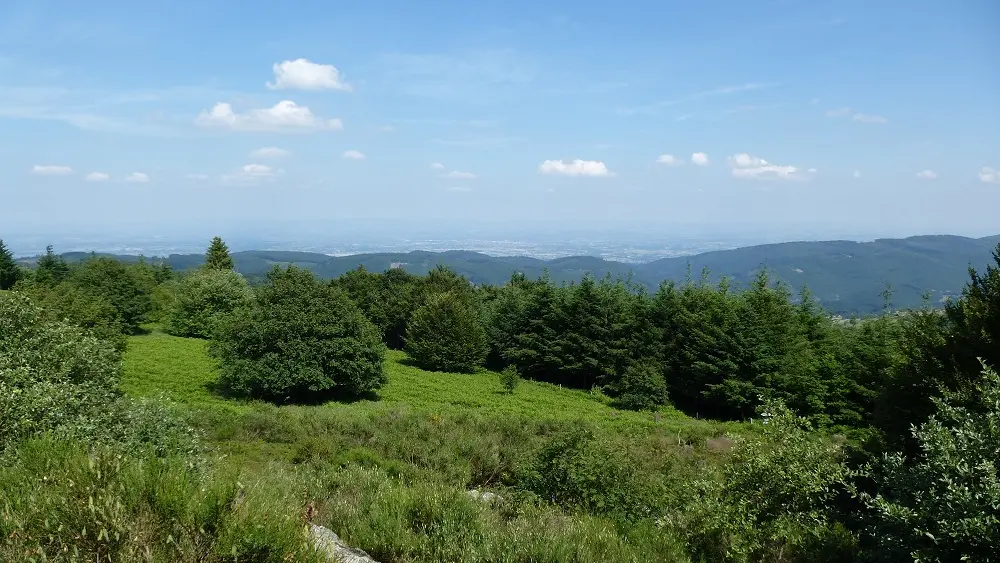 Vue sur les Monts de la Madeleine