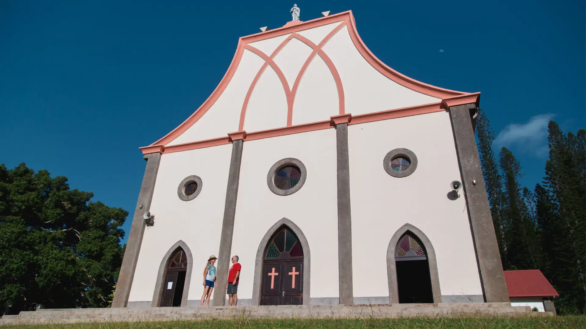 L'église de Vao à l'Ile des pins