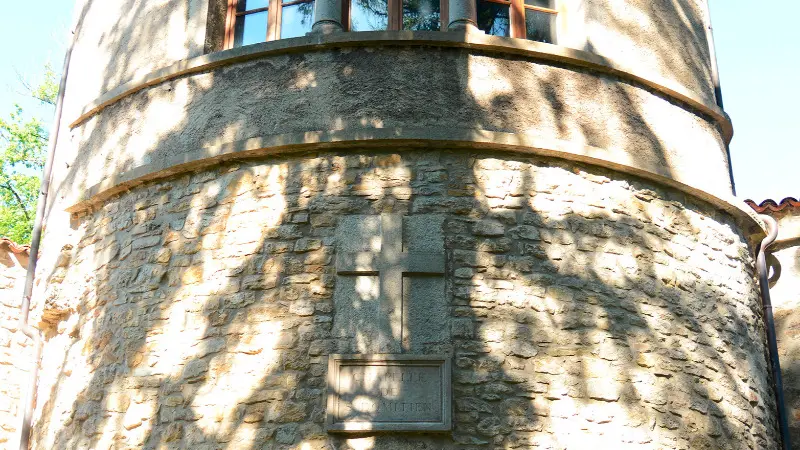 Abbaye de Saint Rambert en Bugey - L'entrée de la crypte