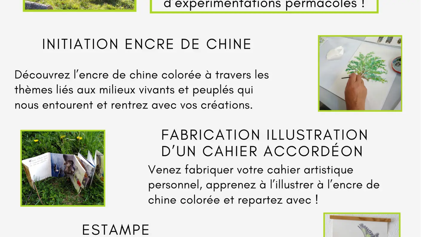 Atelier d'initiation à l'encre de chine - Atelier d'Ambo_La Motte-en-Champsaur