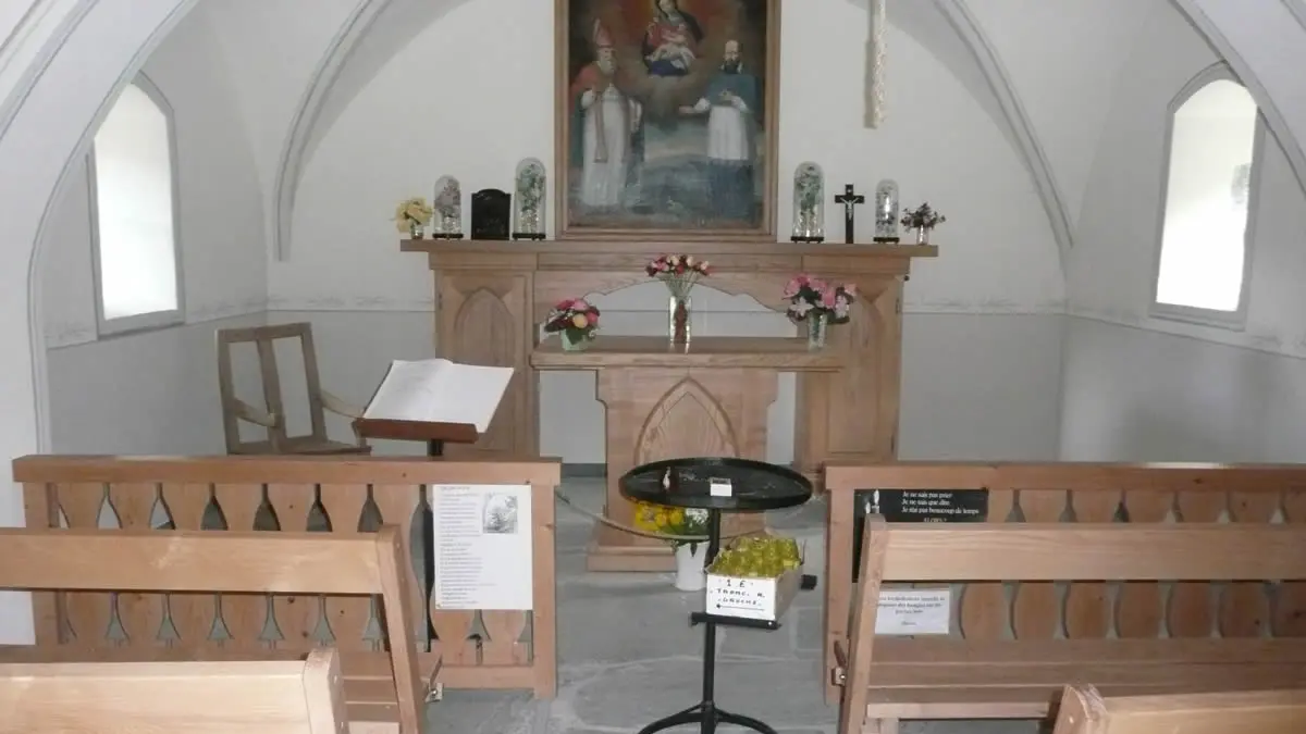 L’autel de la chapelle